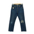 リーバイス Levis WEDGIE STRAIGHT ボタンフライ クラッシュデニムパンツ レディース 30