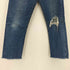 リーバイス Levis WEDGIE STRAIGHT ボタンフライ クラッシュデニムパンツ レディース 30