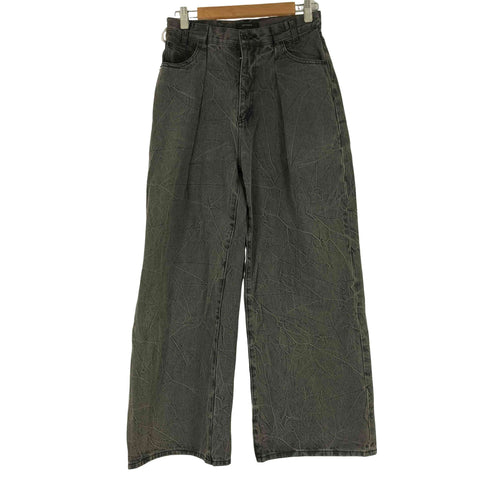 ジーナシス JEANASIS タックデニムワイドパンツ レディース M