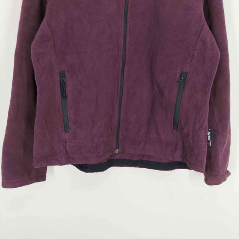 エディーバウアー Eddie Bauer カナダ製 POL ARTEC WIND PRO ジップアップ スタンドネック フリース ジャケット メンズ import:L