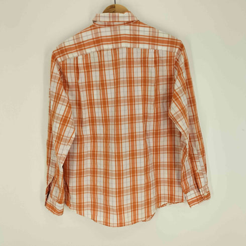 エルエルビーン L.L.Bean 90-00S マドラスチェック L/S コットン レギュラーカラー シャツ メンズ import:XS