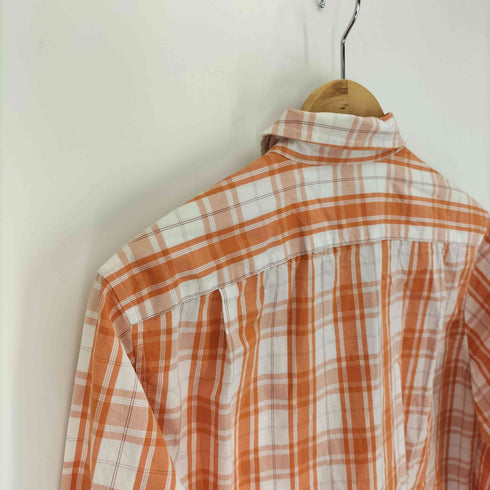 エルエルビーン L.L.Bean 90-00S マドラスチェック L/S コットン レギュラーカラー シャツ メンズ import:XS