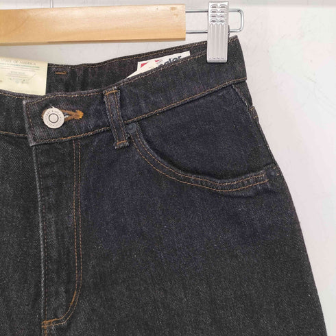 ラングラー Wrangler 先染めブラック デニムパンツ レディース 27inch