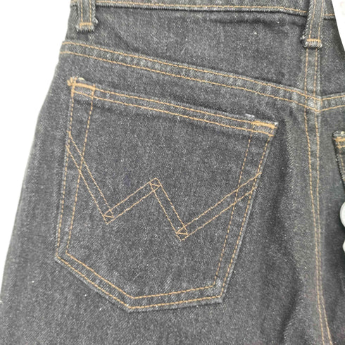 ラングラー Wrangler 先染めブラック デニムパンツ レディース 27inch
