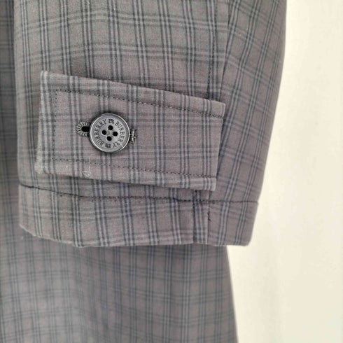 バーバリーブラックレーベル BURBERRY BLACK LABEL ハウスチェックステンカラーコート メンズ L