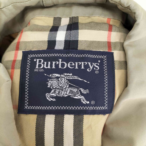 バーバリーズ BURBERRYS 裏地ノヴァチェックステンカラーコート BIG SIZE メンズ 180