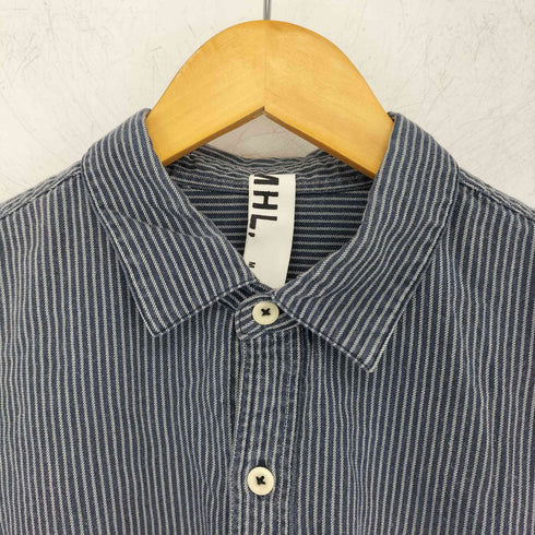 エムエイチエル MHL. コットンウール長袖ストライプシャツ メンズ JPN:M
