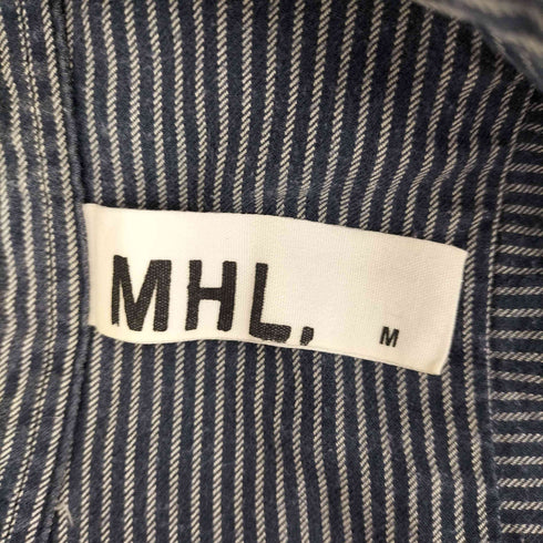 エムエイチエル MHL. コットンウール長袖ストライプシャツ メンズ JPN:M