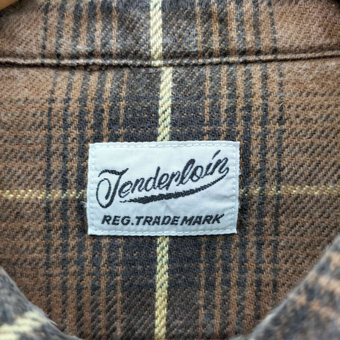 テンダーロイン TENDERLOIN T-HEAVY FLANNEL SHT メンズ XL