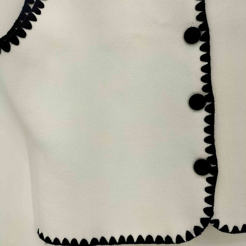 ザラ ZARA コントラスト刺繍ニットベスト レディース import:M