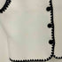 ザラ ZARA コントラスト刺繍ニットベスト レディース import:M