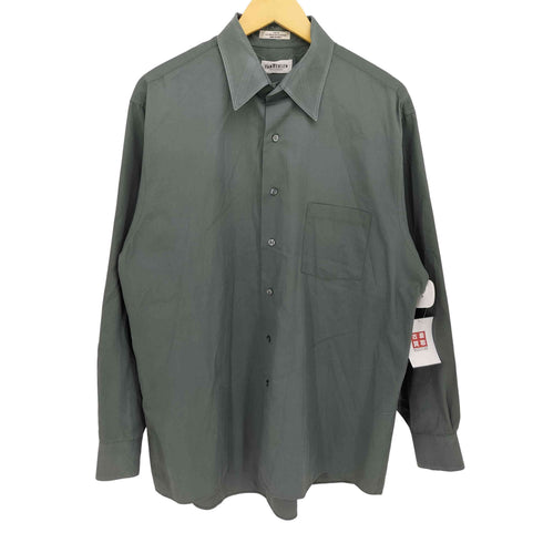 ヴァンヒューゼン VAN HEUSEN コットンポプリン レギュラーカラーシャツ メンズ 17 34/35