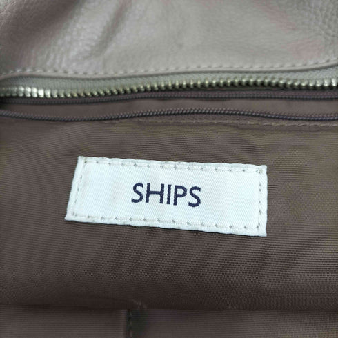 シップス SHIPS カウレザートートバック レディース