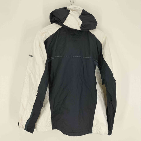 コロンビアスポーツウェア Columbia Sportswear TISSUS IMPER 裏地フリース ロゴ袖刺繍 切替 ステッチデザイン 2WAY ドローコード ナイロン ジャケット レディース import:L
