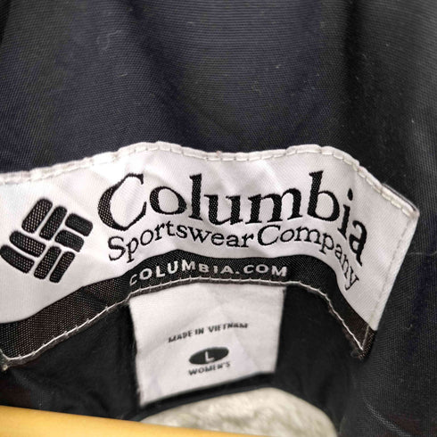 コロンビアスポーツウェア Columbia Sportswear TISSUS IMPER 裏地フリース ロゴ袖刺繍 切替 ステッチデザイン 2WAY ドローコード ナイロン ジャケット レディース import:L