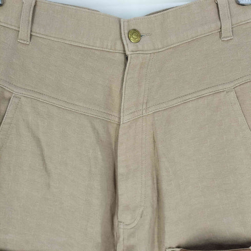 メルシーボークー mercibeaucoup 後ろ前 レザーパッチ エンボス パンツ レディース JPN:1