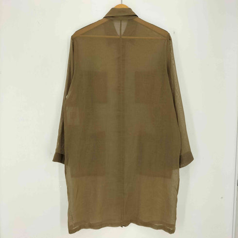 ノーブル Noble 23ss シアーオーガンジーシャツワンピース レディース FREE