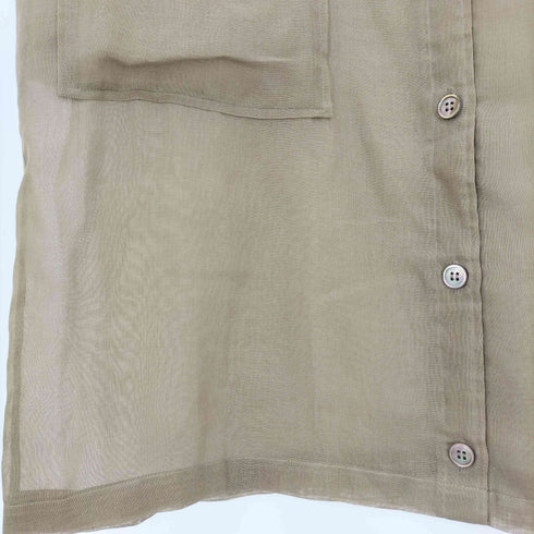 ノーブル Noble 23ss シアーオーガンジーシャツワンピース レディース FREE