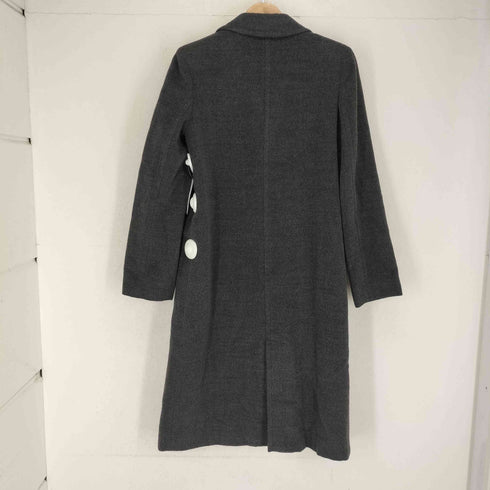バーバリーブルーレーベル BURBERRY BLUE LABEL ヘリンボーンウールチェスターコート レディース 40