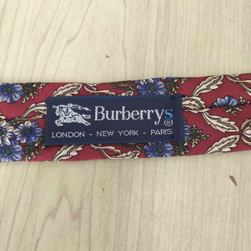 バーバリーズ BURBERRYS 総柄シルクネクタイ メンズ