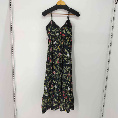 ザラ ZARA カットワーク刺繍入りロングワンピース レディース import:XS