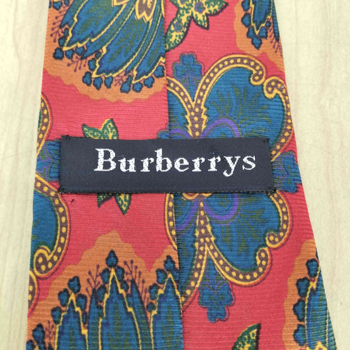 バーバリーズ BURBERRYS 総柄シルクネクタイ メンズ