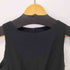 ザラ ZARA カットアウト ミディワンピース レディース import:M
