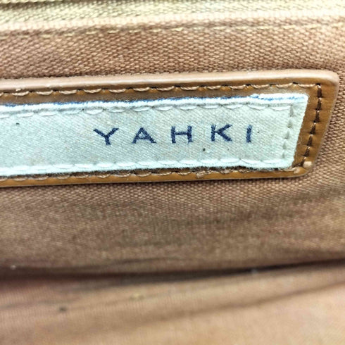 ヤーキ YAHKI レザー スクエア ハンドバッグ レディース