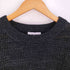 VELNUS Watermark knitting loose short sleeve lame summer knit/透かし編みルーズ半袖ラメサマーニット レディース JPN:S