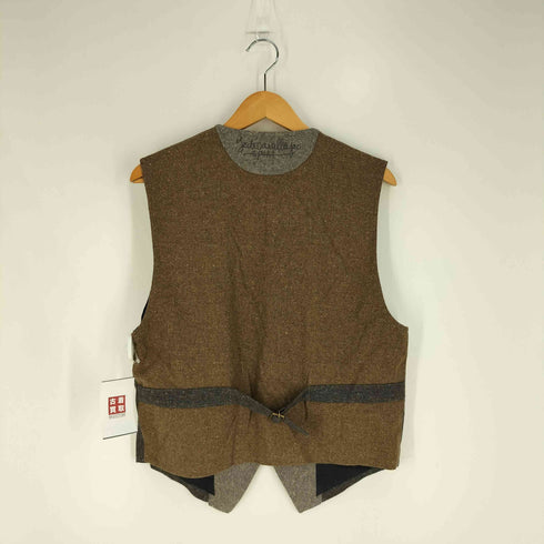 カステルバジャック CASTELBAJAC パッチワーク ウールベスト メンズ JPN:2