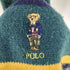 ポロラルフローレン POLO RALPH LAUREN ポロベア ウールナイロン ボーダー マフラー メンズ ONE SIZE