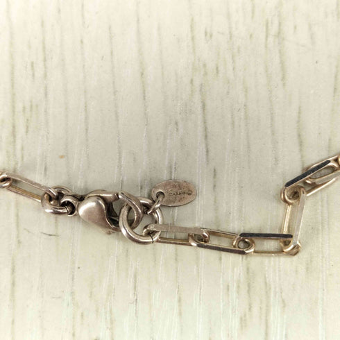 S.O.S fp 925刻印 JUST GOOD Chain Necklace – Anchor – Silver メンズ