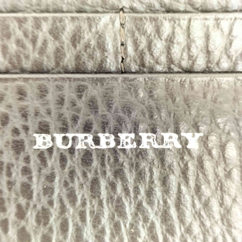 バーバリー BURBERRY 裏地ノバチェック レザー 2つ折り 長財布 レディース