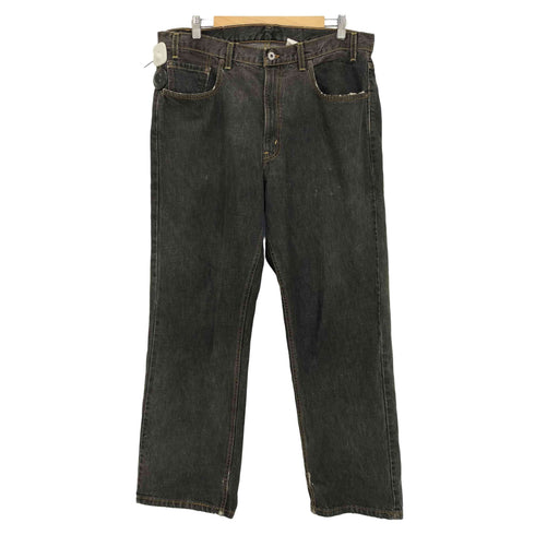 リーバイス Levis 90s USA製 ボタン裏511刻印 DRY GOODSタグ 569 先染め ブラック ワイドデニム メンズ