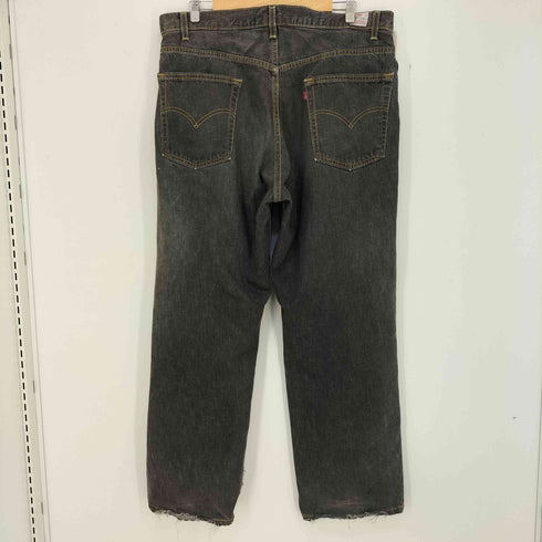 リーバイス Levis 90s USA製 ボタン裏511刻印 DRY GOODSタグ 569 先染め ブラック ワイドデニム メンズ