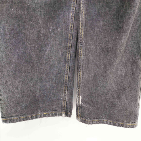 リーバイス Levis 90s USA製 ボタン裏511刻印 DRY GOODSタグ 569 先染め ブラック ワイドデニム メンズ