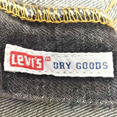 リーバイス Levis 90s USA製 ボタン裏511刻印 DRY GOODSタグ 569 先染め ブラック ワイドデニム メンズ