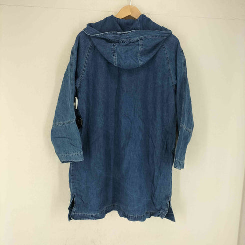 デニムアンドコー Denim&Co デニムフーデッドコート メンズ M