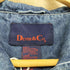 デニムアンドコー Denim&Co デニムフーデッドコート メンズ M