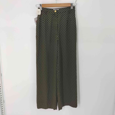 インゲボルグ INGEBORG 水玉模様 チェーンリボン テーラードジャケット & ワイドパンツ セットアップ レディース