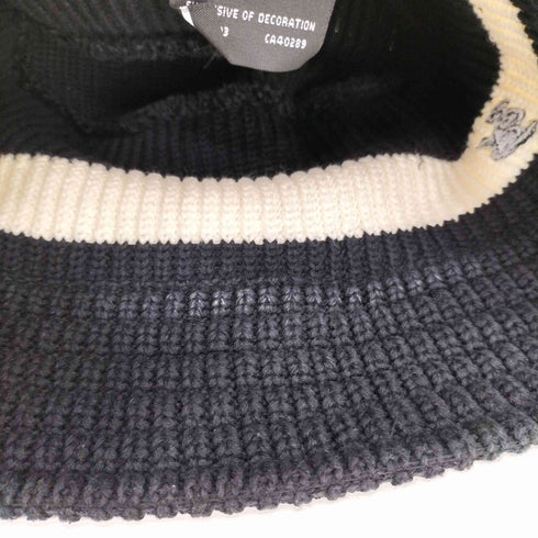 ニューエラ NEW ERA LOGO KNIT HAT ロゴ刺繍 コットンニット バケットハット レディース