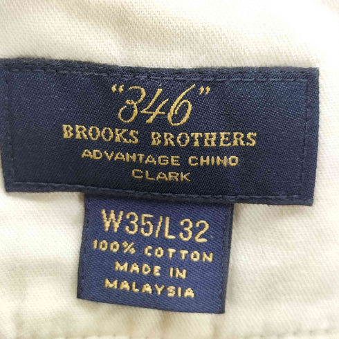 ブルックスブラザーズ 346 BROOKS BROTHERS ADVANTAGE CHINO センタープレスチノパンツ メンズ 35×32