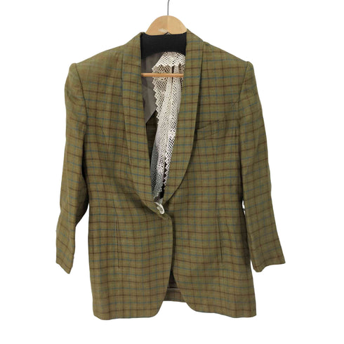 インゲボルグ INGEBORG リネン100 チェック柄 セットアップ レディース