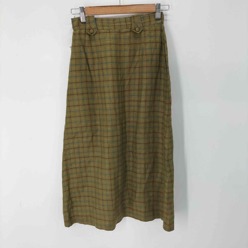 インゲボルグ INGEBORG リネン100 チェック柄 セットアップ レディース