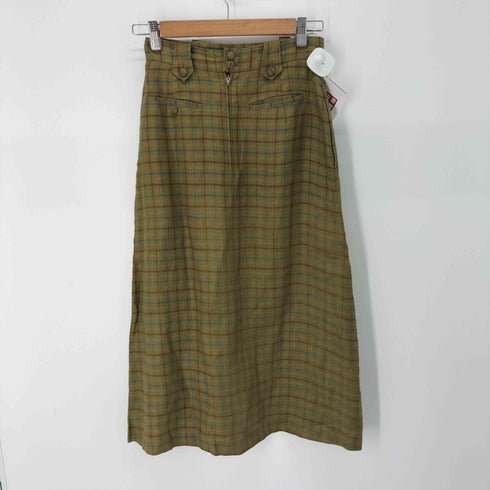 インゲボルグ INGEBORG リネン100 チェック柄 セットアップ レディース