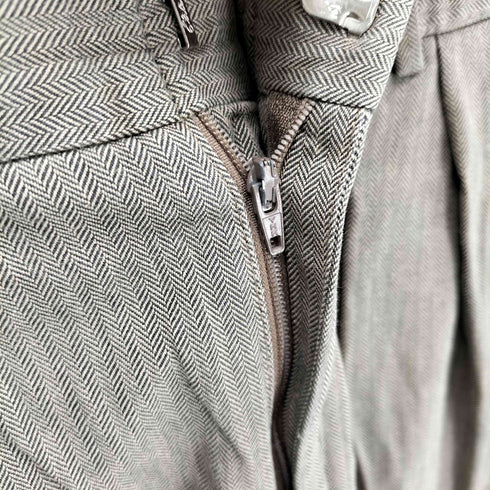 ポロバイラルフローレン Polo by RALPH LAUREN ドミニカ製 ヘリンボーン タックスラックスパンツ メンズ