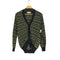 ユナイテッドカラーズオブベネトン UNITED COLORS OF BENETTON MADE IN ITALY 90S~ ノルディック柄コットンカーディガン メンズ S