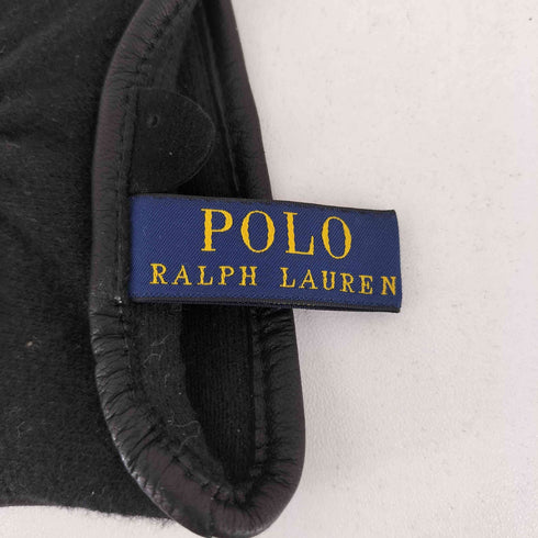 ポロラルフローレン POLO RALPH LAUREN ポニーエンボス レザー切替 手袋 メンズ