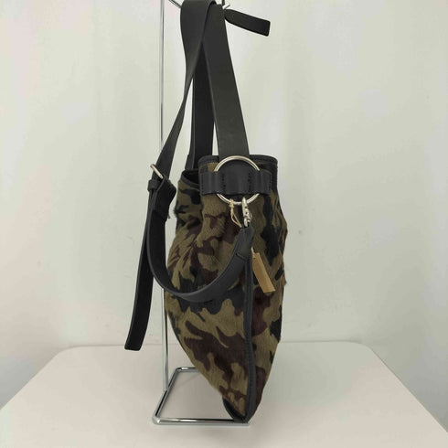 ボーデッサン beau dessin ハラコカモフラショルダーバック レディース