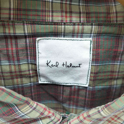 カールヘルム Karl Helmut ボタンダウン チェックシャツ メンズ M